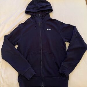 Navy Nike men's zip-up hoodie!